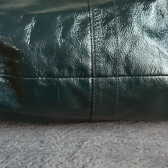Coach Ergo Teal Patent Leather Large Hobo Bag - Picture 7 of 9